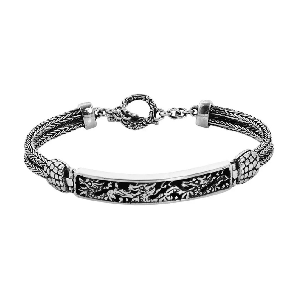 Bali Legacy Sterling Silver Dragon Bracelet